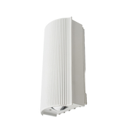 Ultralight Modern Wall Light (TK-G166) in white with a sleek, ribbed curved design for contemporary indoor or outdoor use.