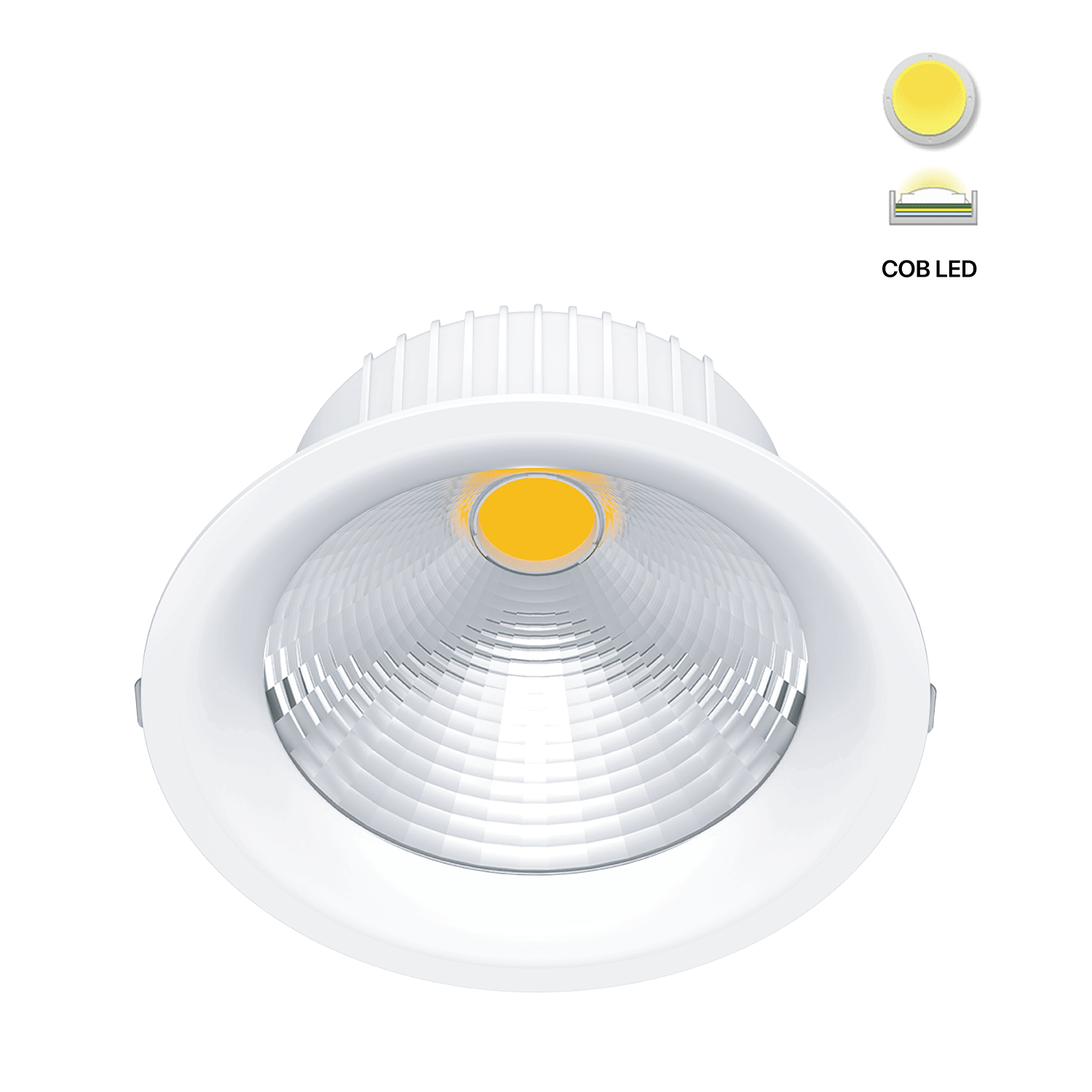 انارة سقف داون لايت الترالايت - استطاعة عالية 80 واط -ضد التوهج (UTL-DD08)