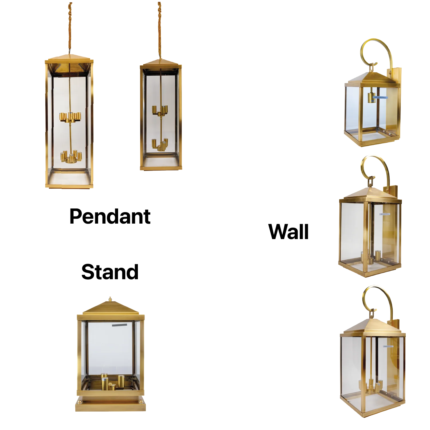 إنارة خارجية نحاسية من الترا لايت (3445 FAMILY) | إضاءة خارجية فاخرة IP44