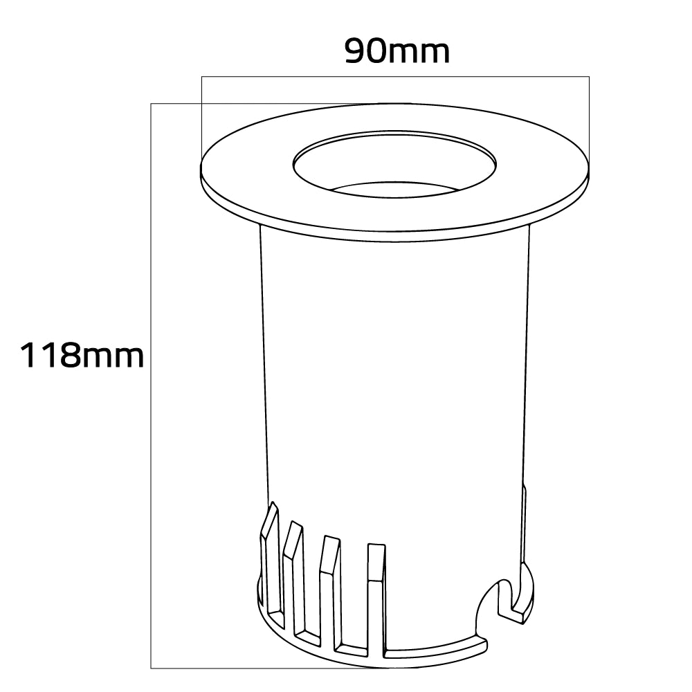 Ultra Light GU10 Frame Underwater In-Ground Light IP67 (BD1032SS) – 8