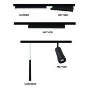 الترالايت مجموعة إنارة سكة مغناطيسية 11مم 24V - درجة وضوح اللون CRI>95 - قابل للتخفيت (BM-Family)