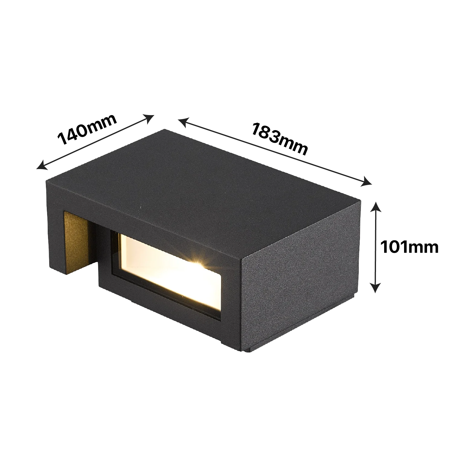 مصباح حائط ليد قدرة 15 واط (H1391) – ضد الماء IP65، بإضاءة دافئة وتقنية Cree LEDs ,مناسب للحدائق و الأماكن المائية