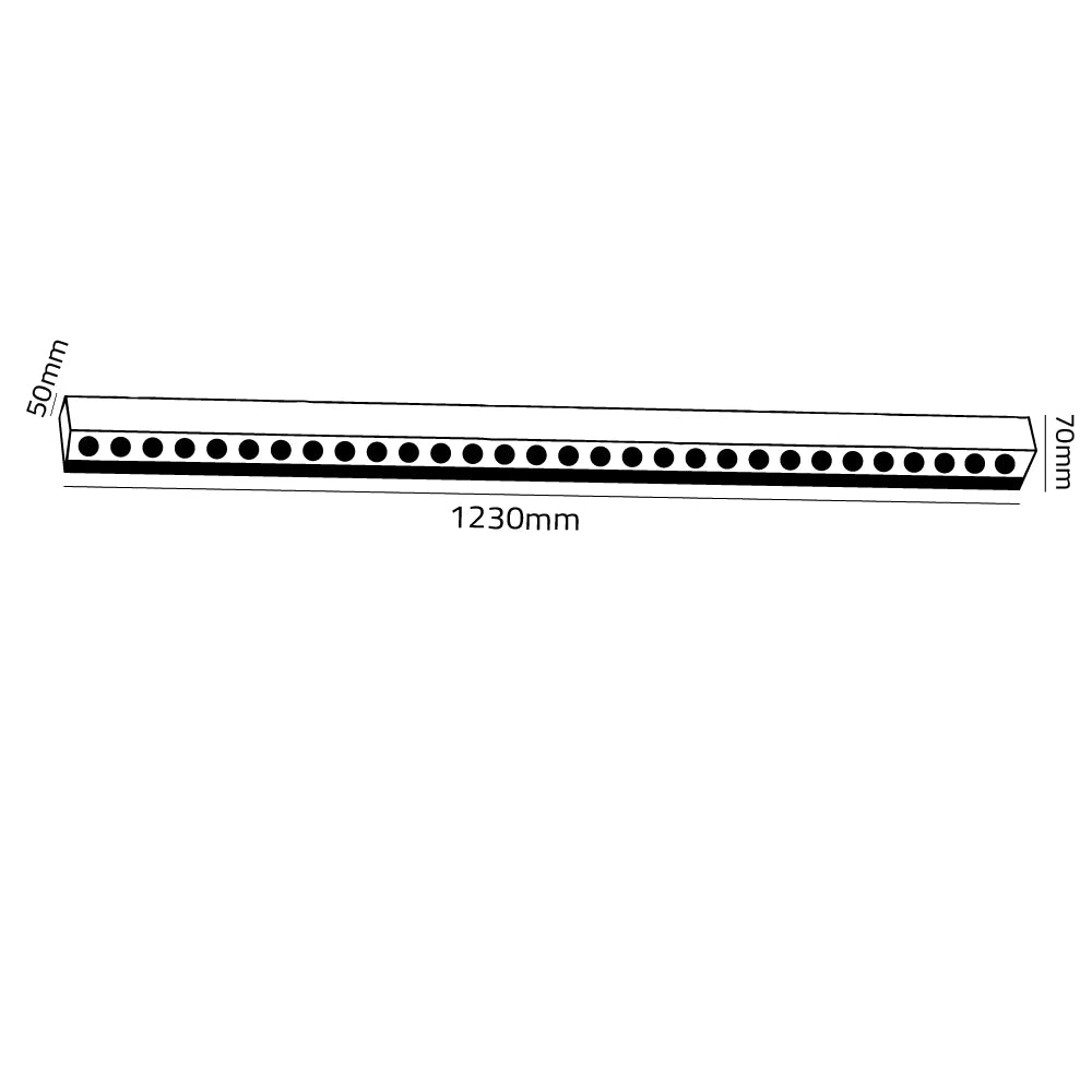 Connectable Linear LED Light with Anti-Glare (BR5224G)
