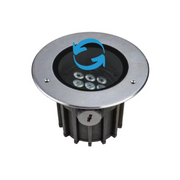 مصباح إنارة ليد أرضية 12.5 واط ,قابلة للتدوير مع درجة حماية IP67 (BR7867)