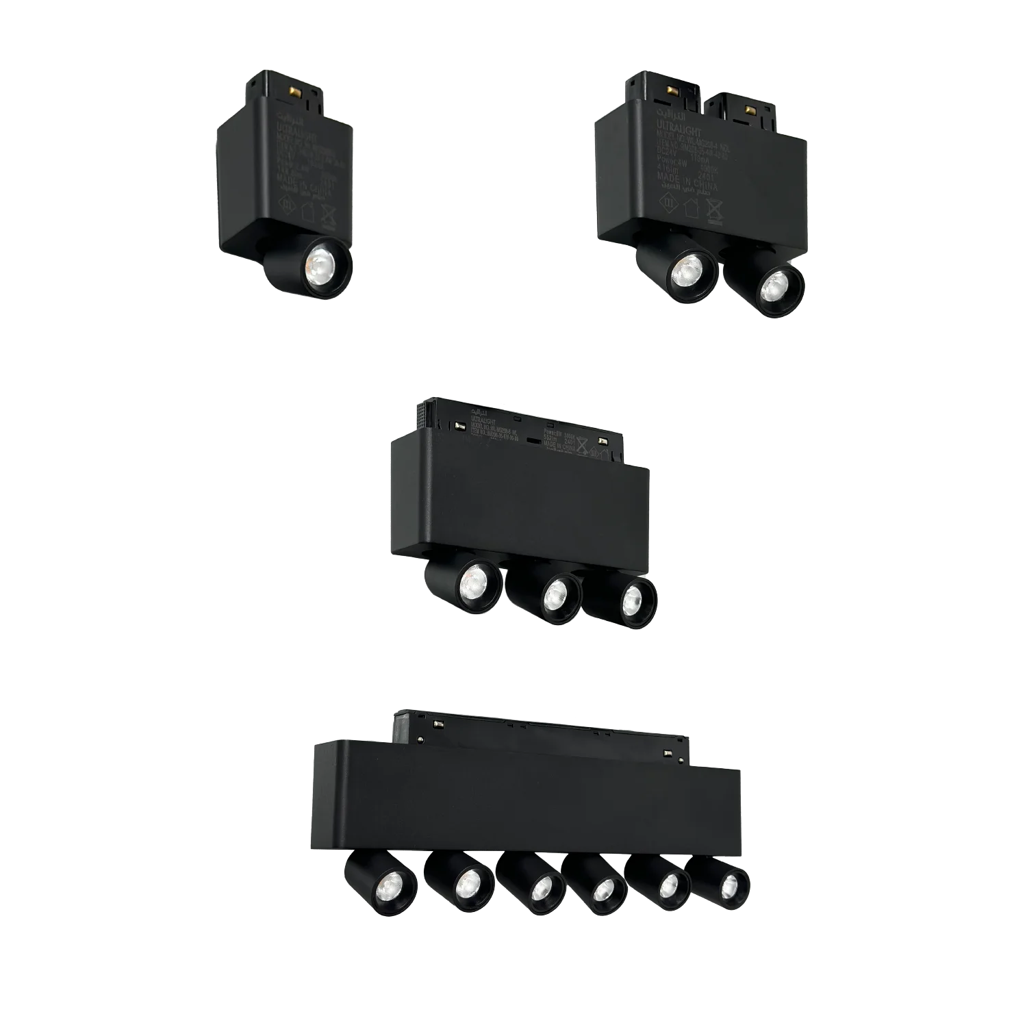 كشاف تراك لايت مغناطيسي (BM208) - إضاءة ليد 360° بتقنية Pop-Out للديكورات الداخلية – شريحة BRIDGELUX