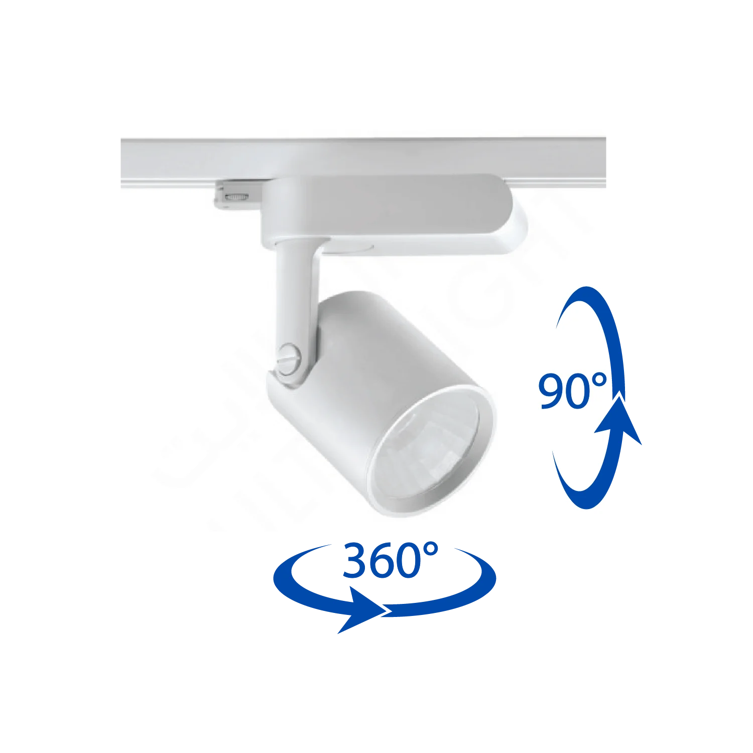 كشاف تراك لايت ليد داخلي 27 واط – قابل للتوجيه 360° – لون أبيض (MHT8148)