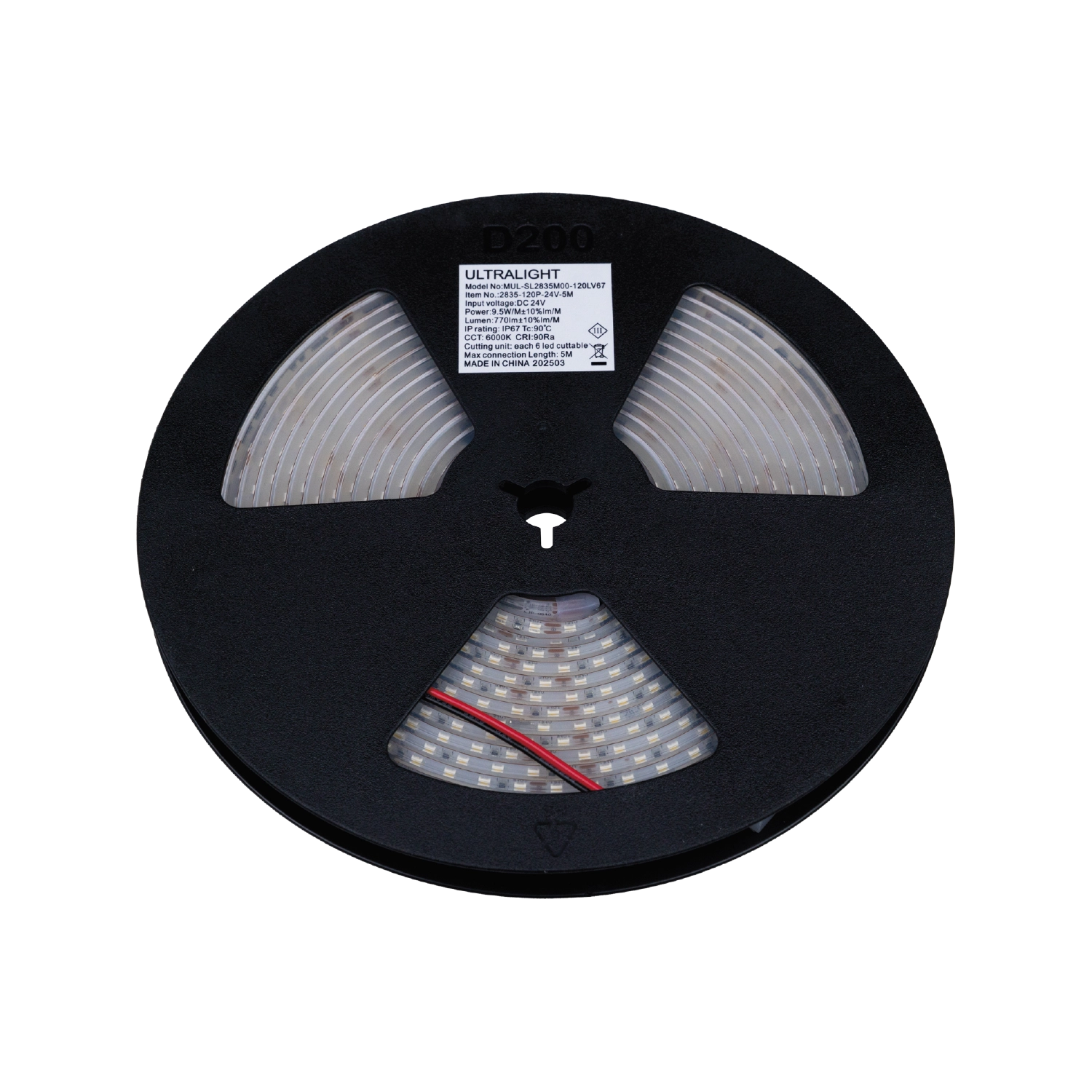 Ultra Light LED Strip Light – High CRI 90, IP67 Water-Proof Flexible Lighting (SMD2835-120P)