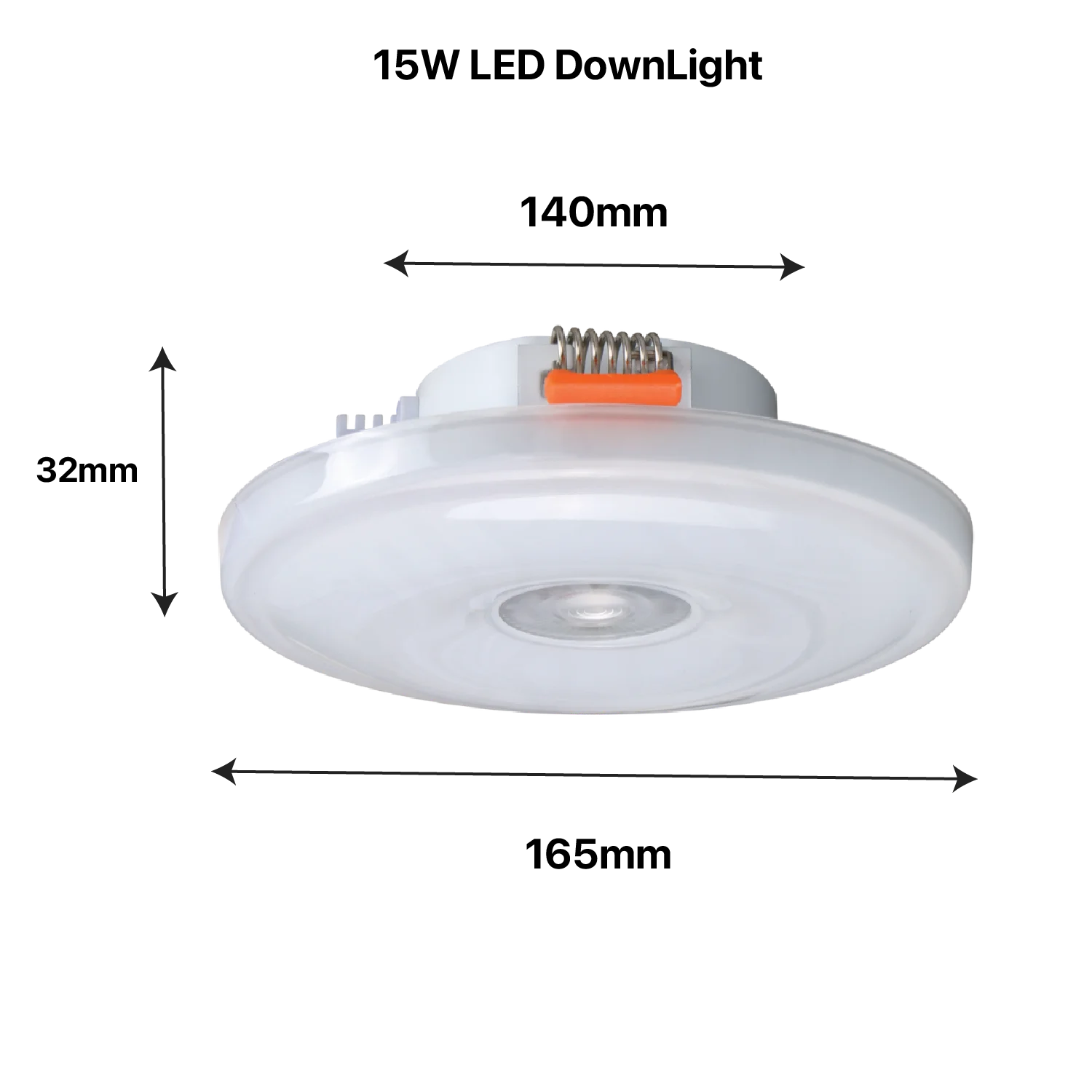 سبوت لايت ليد (RML-62G) – بقدرات 9/15/24 واط، إضاءة SMD + COB متعددة الأنماط