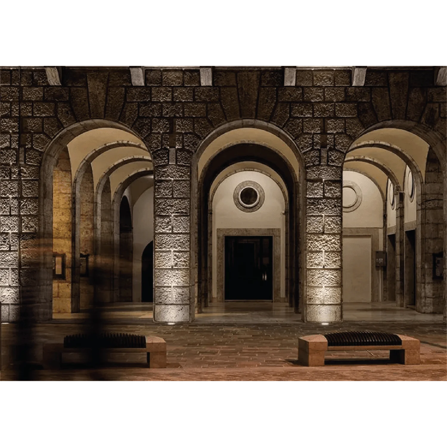 مصباح إنارة ليد أرضية 12.5 واط ,قابلة للتدوير مع درجة حماية IP67 (BR7867)