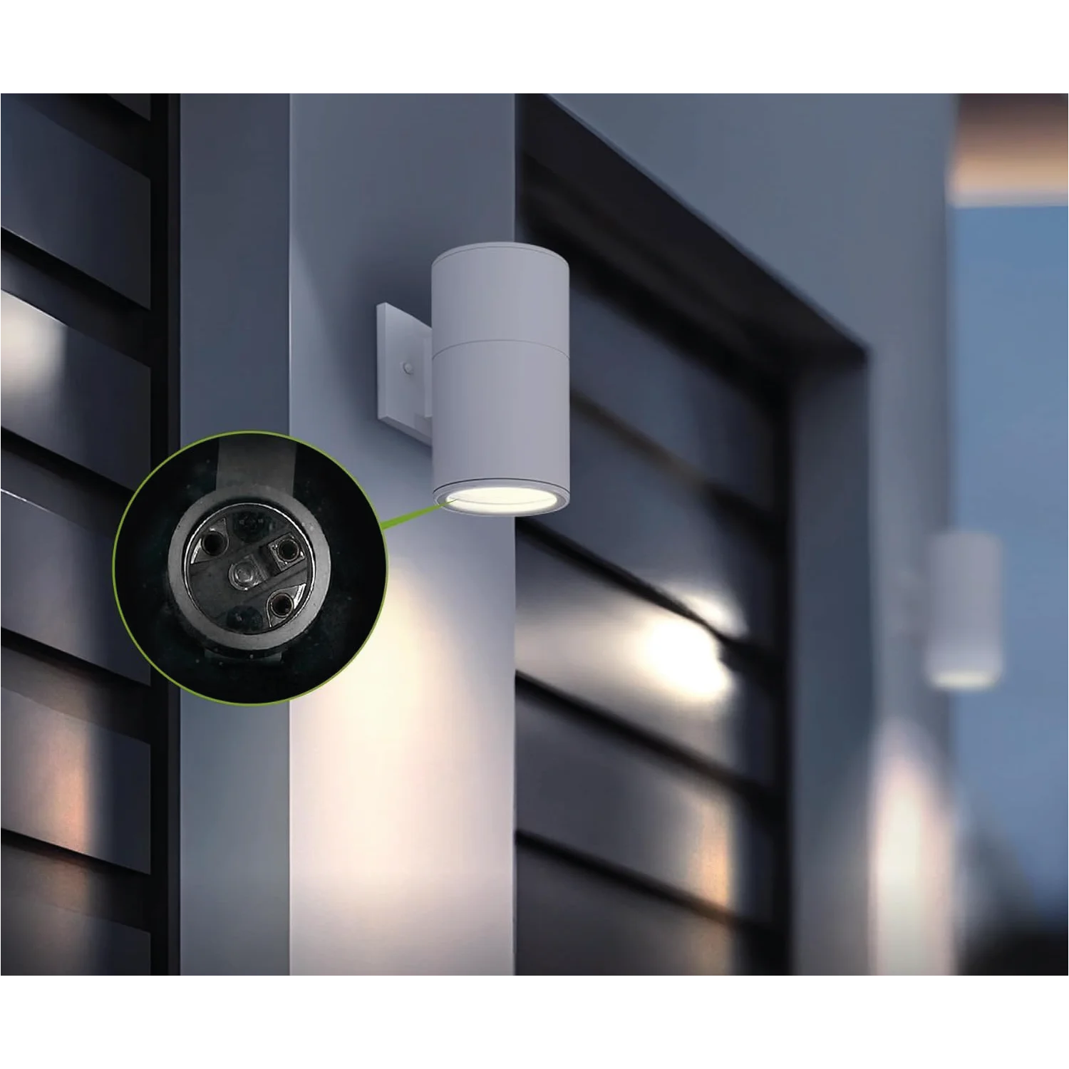 إطار إنارة جدارية الترالايت IP54 E27 (YJ2013)