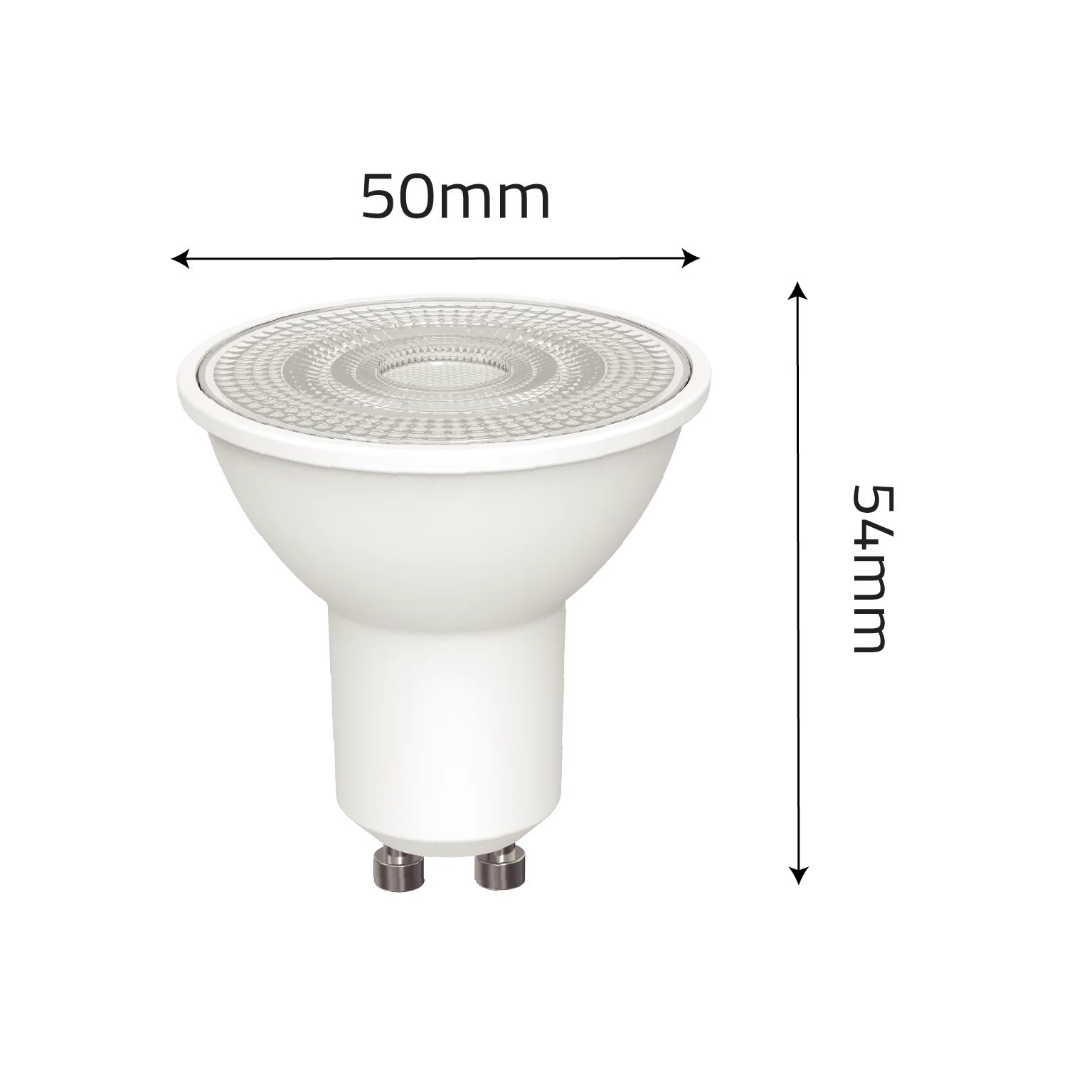 لمبة ليد الترالايت 4.3 واط - قاعدة GU10 - درجو وضوح لون عالية (UTL‑M540ST)