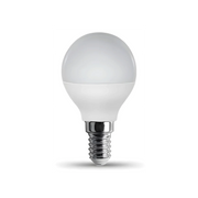 A single LED bulb with E14 base, predominantly white in color.