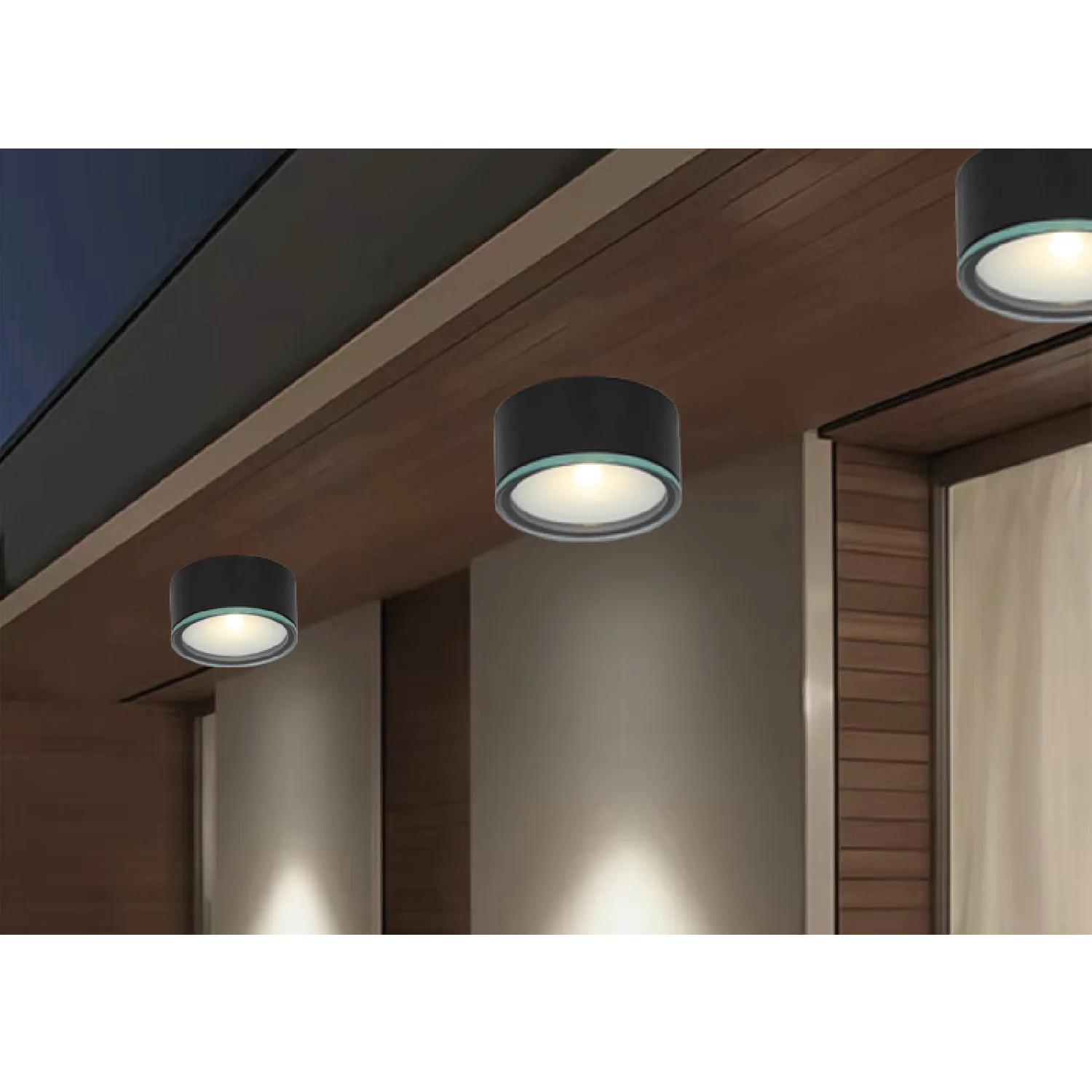 إنارة لطش بالسقف خارجية الترالايت IP65 (BD390)