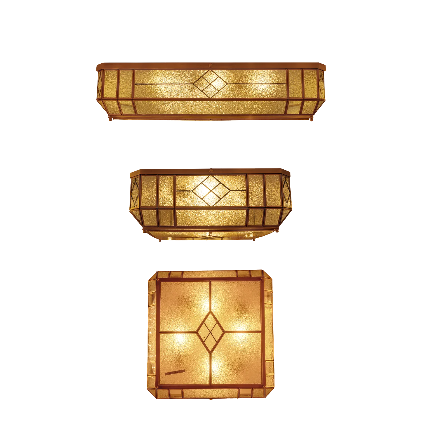 مصباح سقفي نحاسي من الترا لايت – تصميم عربي فاخر للإضاءة الخارجية (X018)