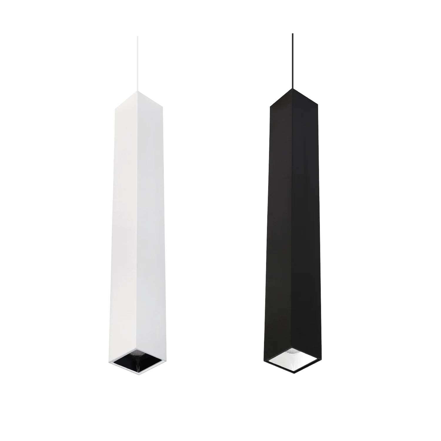 إنارة سقفية معلقة مربعة موجهة من الترالايت - 20 واط، هيكل من الألمنيوم (BR8088-SQ)