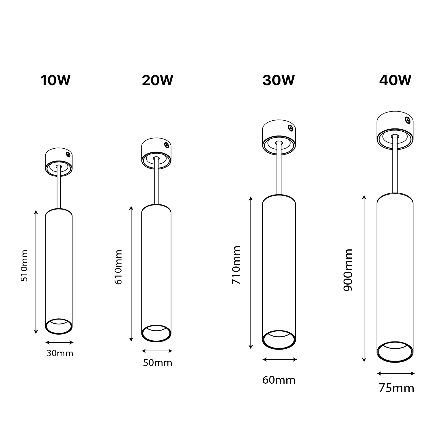 إنارة سقفية معلقة موجهة من الترالايت - بتصميم دائري أنيق (BR8088)