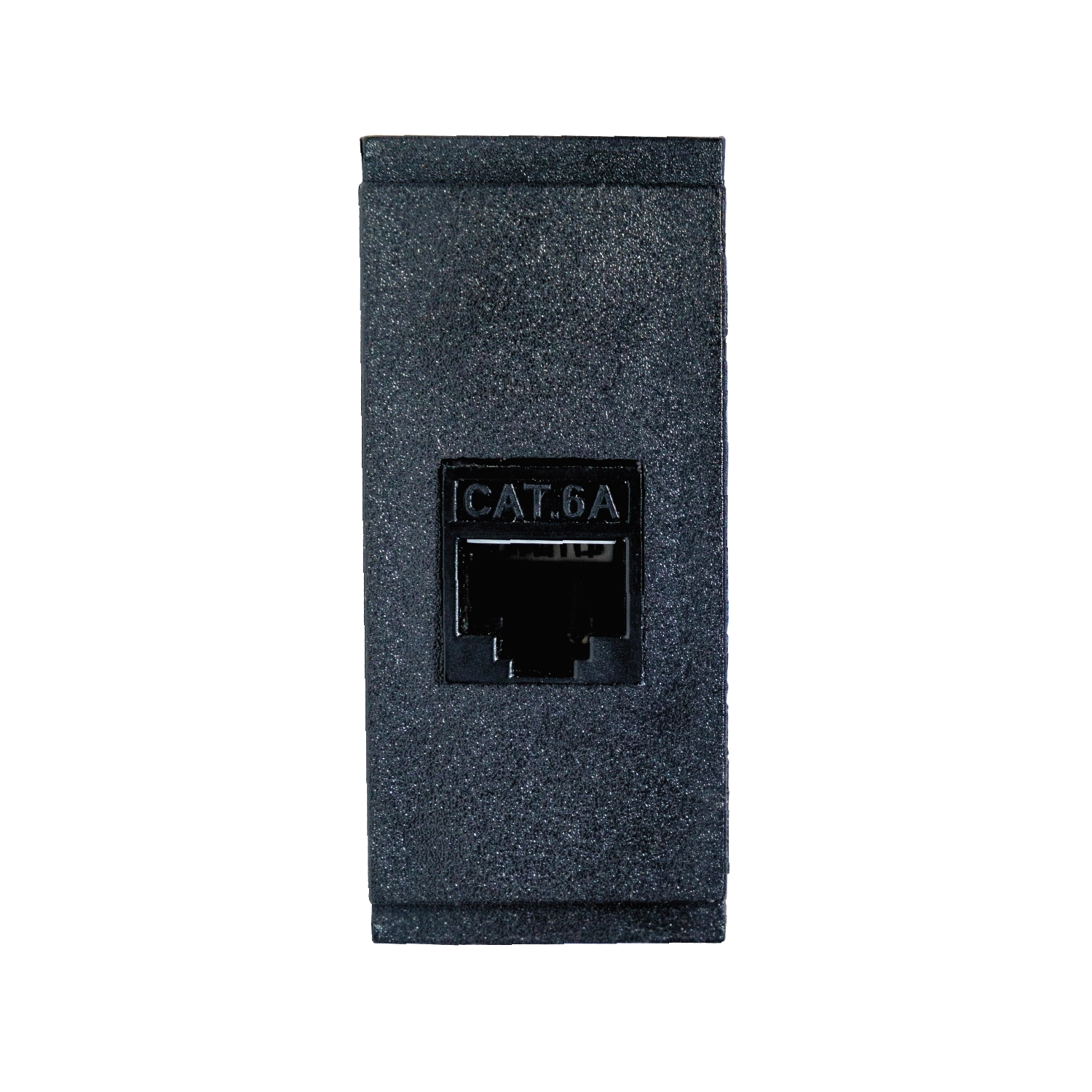 فيش CAT 6A الترالايت - مع كابل Cat6 طول 1.5 متر - لعلبة أفياش الطاولة المخفية (ZM-F12)