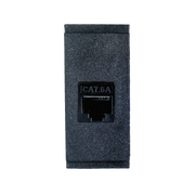 فيش CAT 6A الترالايت - مع كابل Cat6 طول 1.5 متر - لعلبة أفياش الطاولة المخفية (ZM-F12)