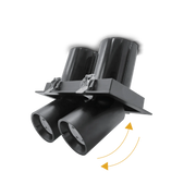 سبوت لايت دوّار وقابل للسحب والإخفاء بالجدار - للمحلات و المنازل الحديثة (WL-DL6295SQ)