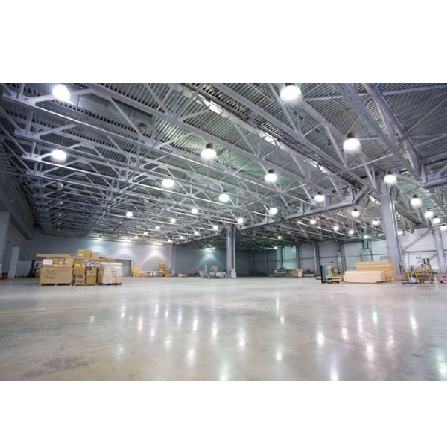 لمبة هاي باي ليد E40 من الترا لايت – إضاءة داخلية قوية فورية (UTL-NHL) 