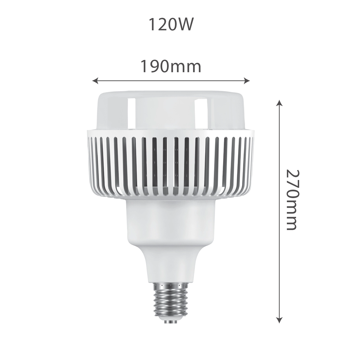 لمبة هاي باي ليد E40 من الترا لايت – إضاءة داخلية قوية فورية (UTL-NHL) 