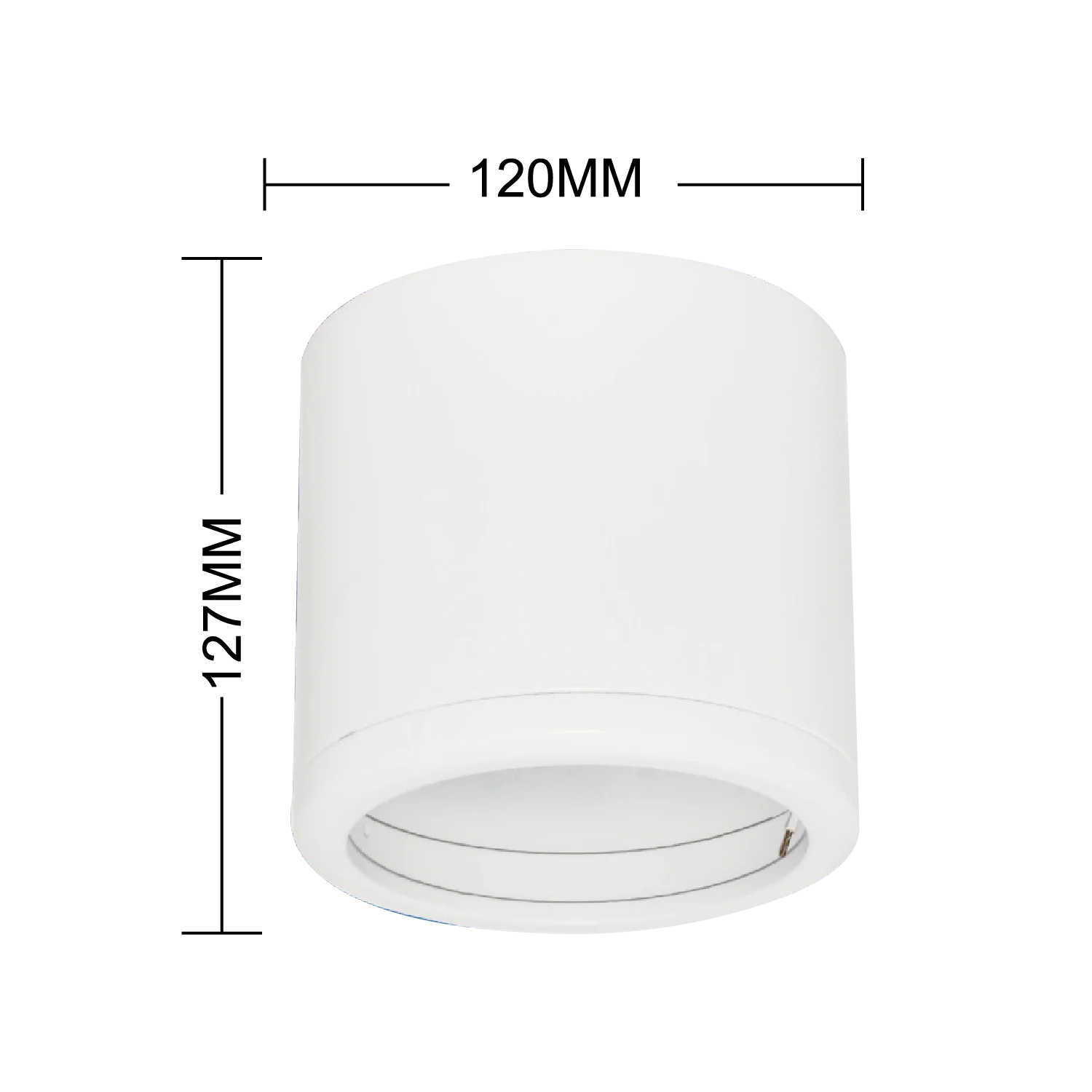 كشاف سقفي كلاسيكي (BZ201) – إضاءة داخلية سطحية بقاعدة لمبة AR111 – لون أبيض أو أسود