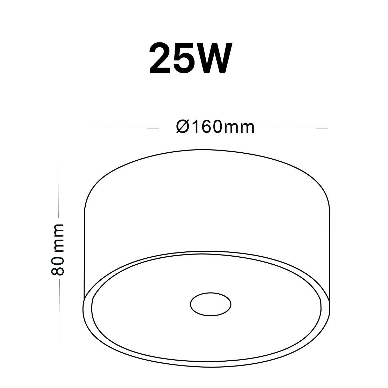 إنارة لطش بالسقف خارجية الترالايت IP65 (BD390)