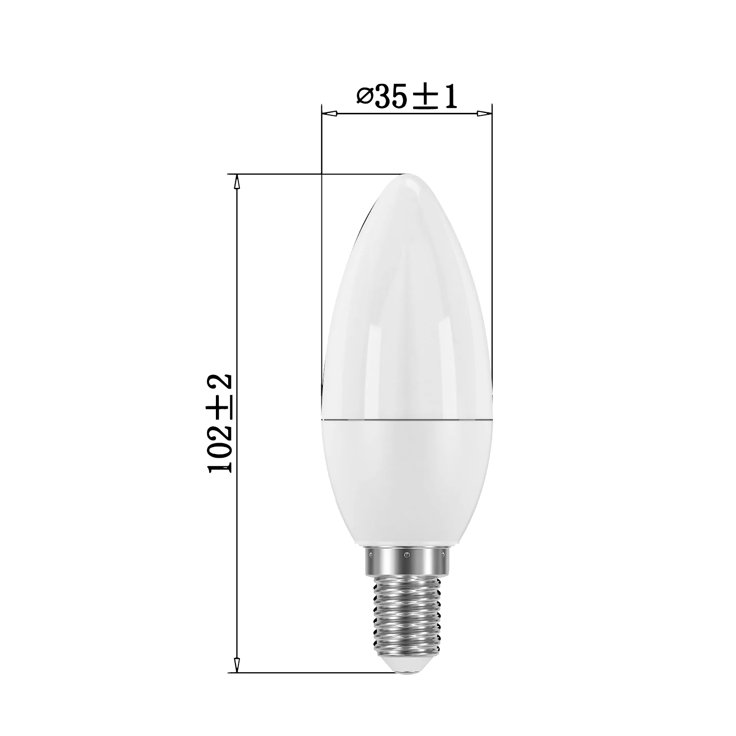 لمبة ليد شمعة ثلجية الترالايت 5.2 واط - إضاءة فورية وموفرة للطاقة (UTL-C37ST)