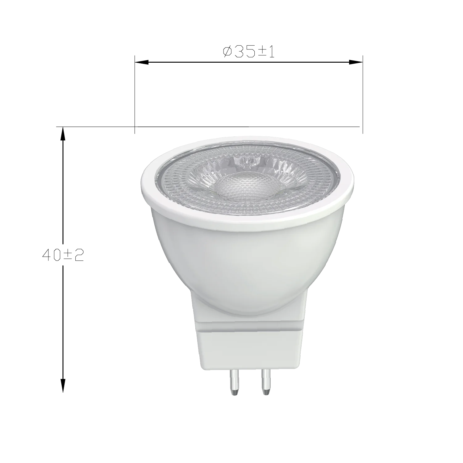 لمبة ليد صغيرة من الترا لايت | لمبة MR11 سامسونج 2 وات (UTL-14aM250ST)