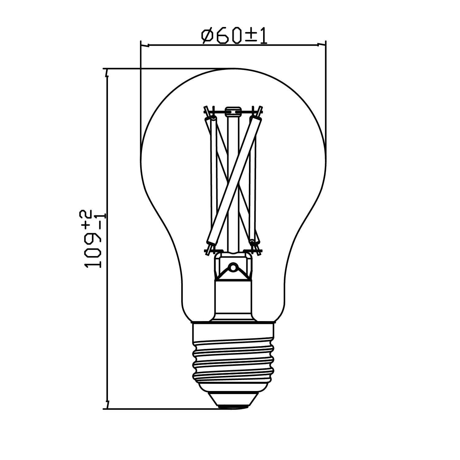 Ultralight E27 Bulb 9W - Warranty 5 Years (UTL-A60SG)