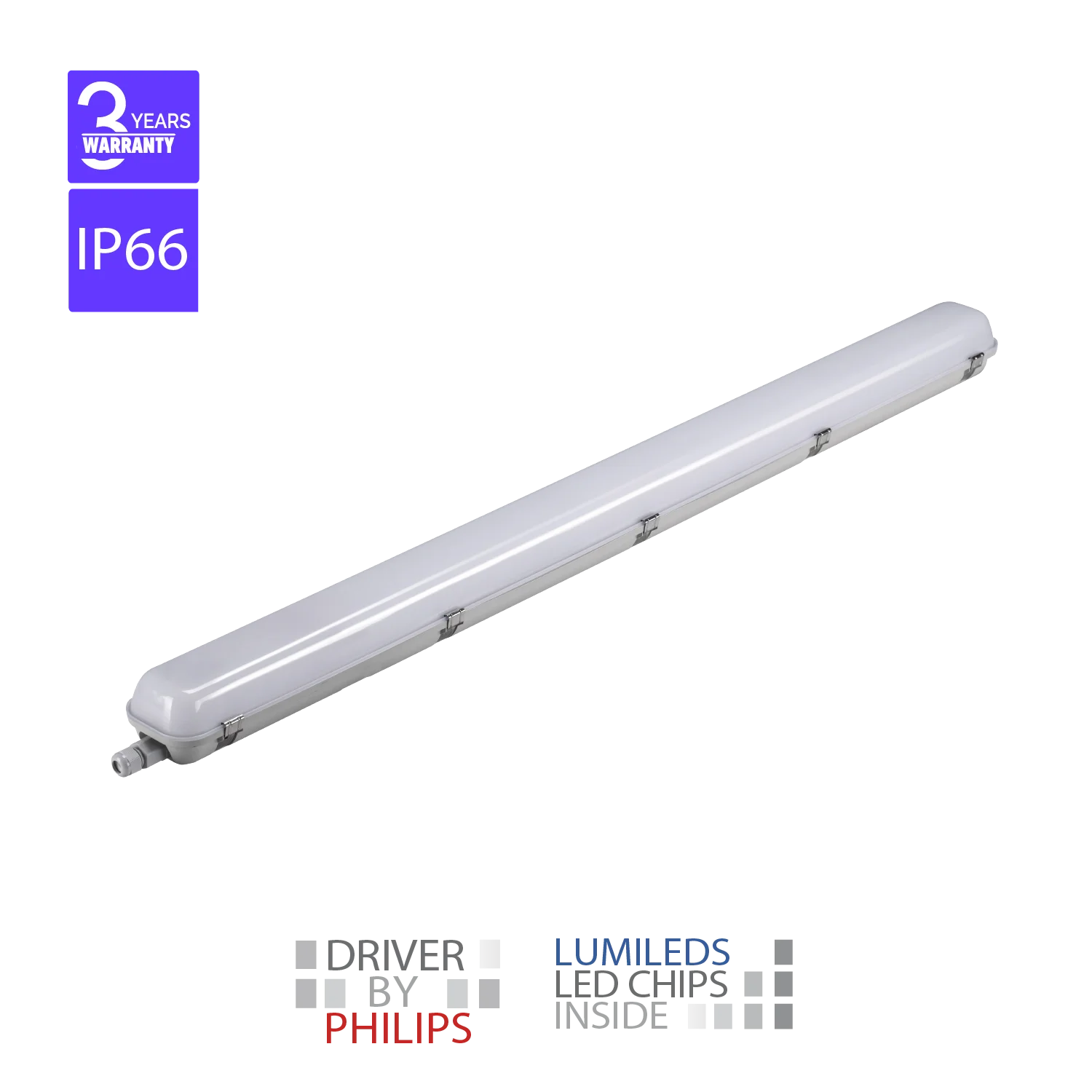 لمبة ليد نجف الترالايت مضاد للماء 50 واط IP66 (WL-TR12095 PC)