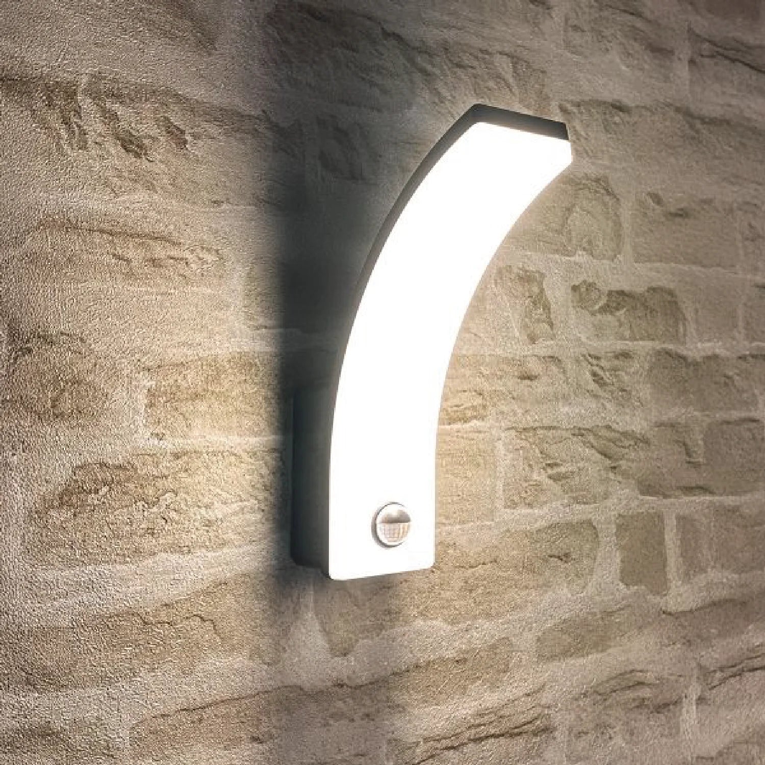 مصباح مع مستشعر الحركة - 3 تبديلات للإضاءة - ضمان 5 سنوات IP65 (ST53K)