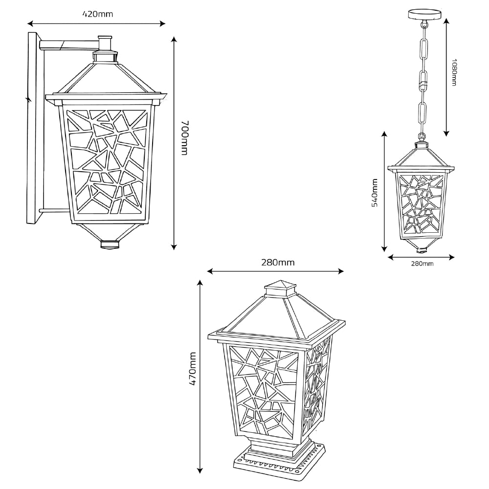 Ultralight Outdoor Light E40 (998-Family)
