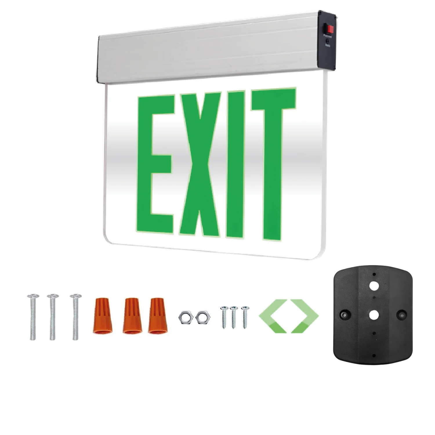 إنارة طوارئ مع لوحة إشارة خروج الترالايت 3.5 واط (JELEX)