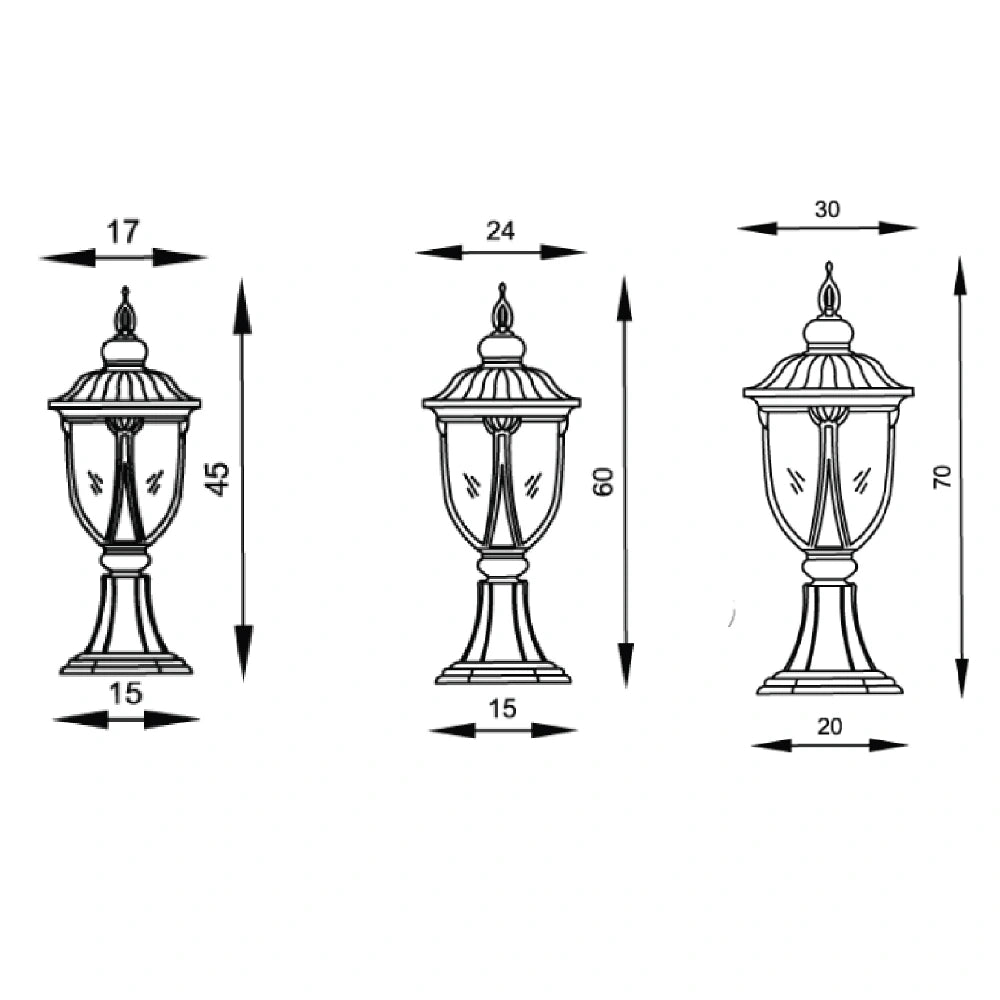 Ultralight European Classic Outdoor Light (0263-family)