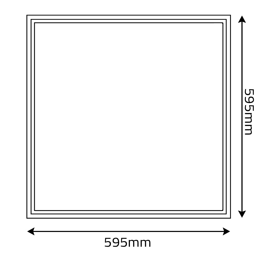 Ultralight LED Panel Light 36W CRI+95 - OSRAM Led (AM460560055)