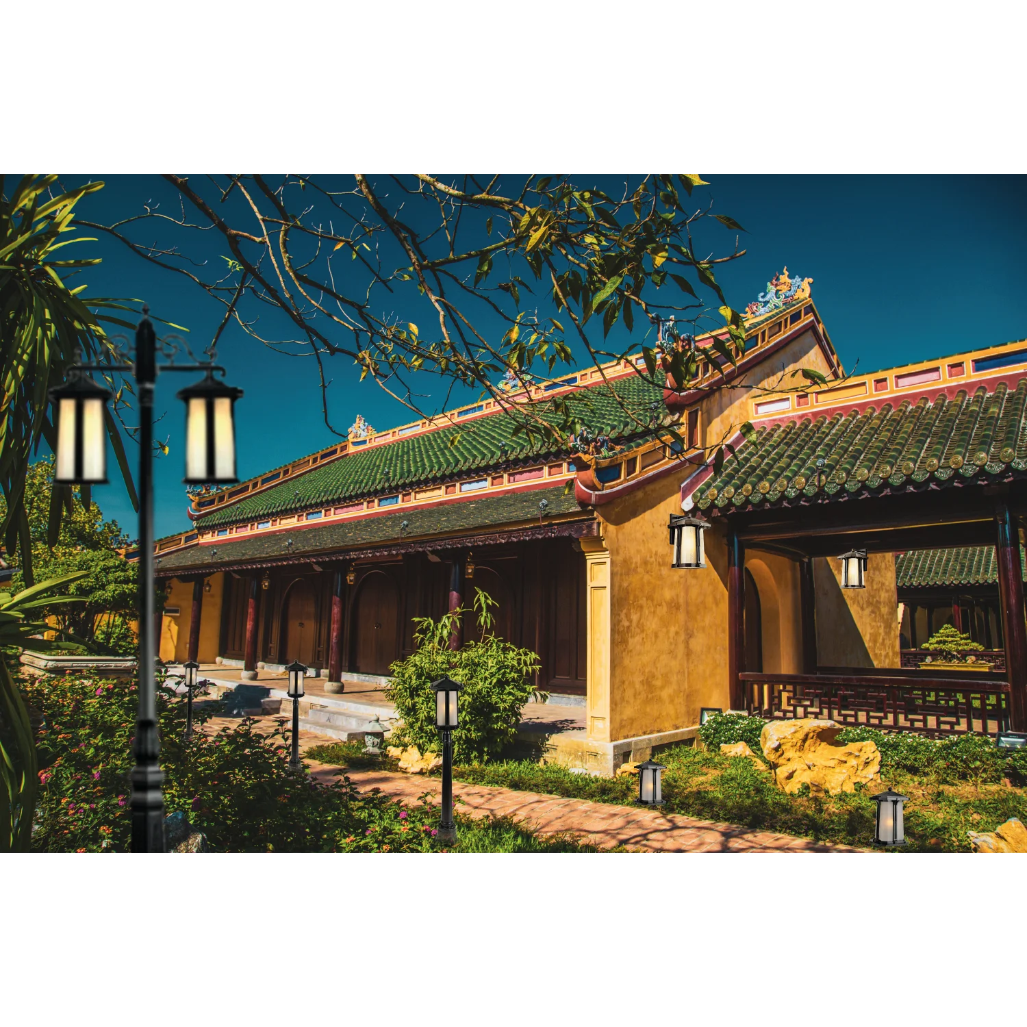 مجموعة إنارة خارجية - الطراز الإمبراطوري E27 IP44 (0212-Family)