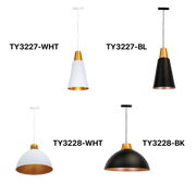 إنارة معلقة مخروطيّة داخلية من الترالايت  بقاعدةTY322) E27)