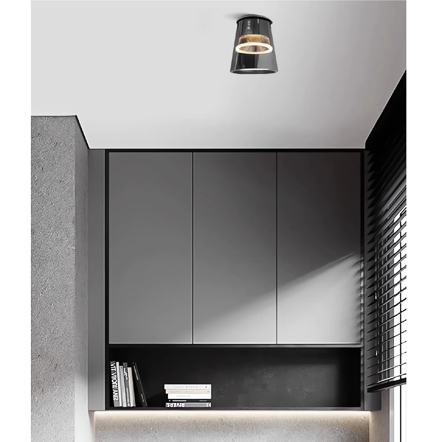  إنارة داون لايت ليد داخلي من الترالايت – قوة 10واط بهيكل زجاجي وشريحة أوسرام (BR4066)