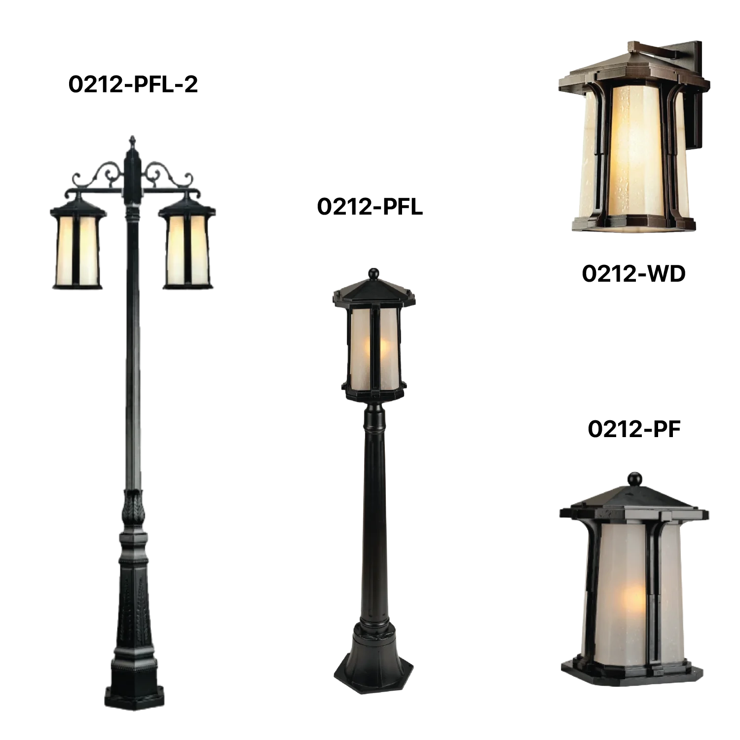 مجموعة إنارة خارجية - الطراز الإمبراطوري E27 IP44 (0212-Family)