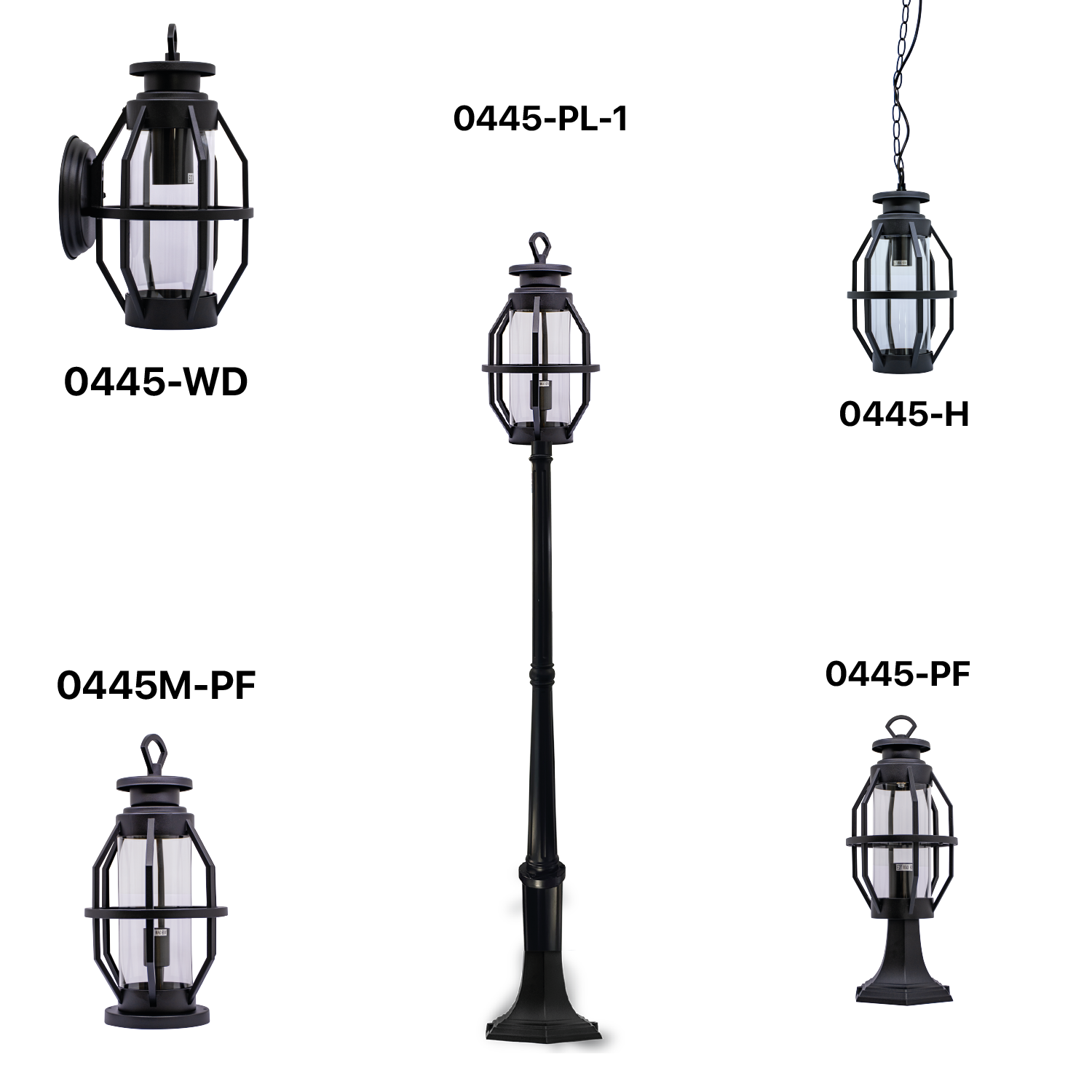 إنارة خارجية شكل فانوس الترا لايت E27  (0445-Family)