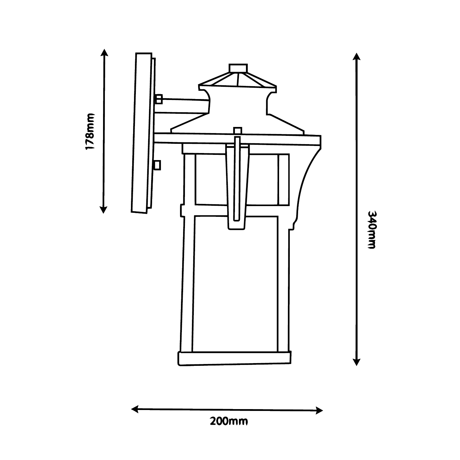 مجموعة إنارة خارجية الترالايت E27 (TY-Family)