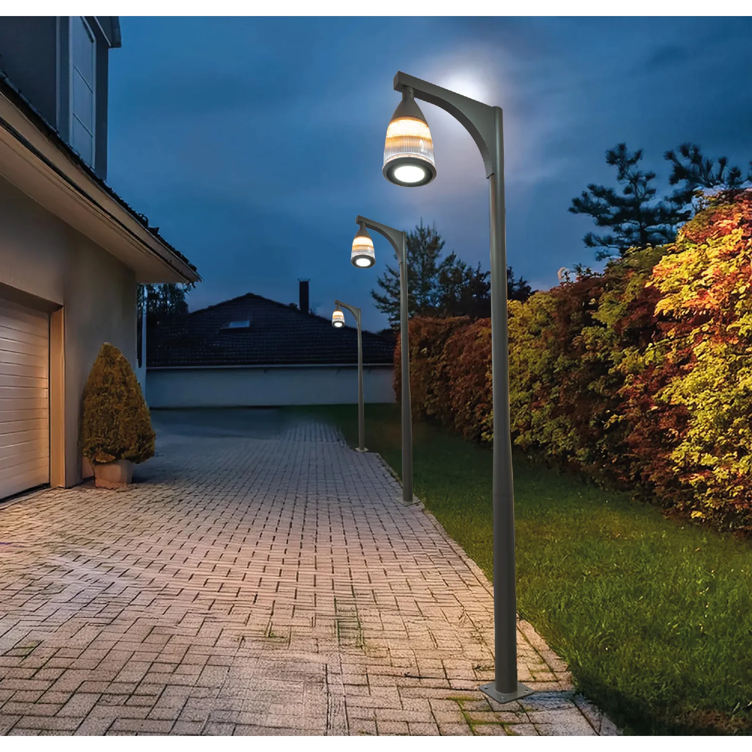 عامود إنارة ليد الترالايت 80 واط IP65 (PW24GL)