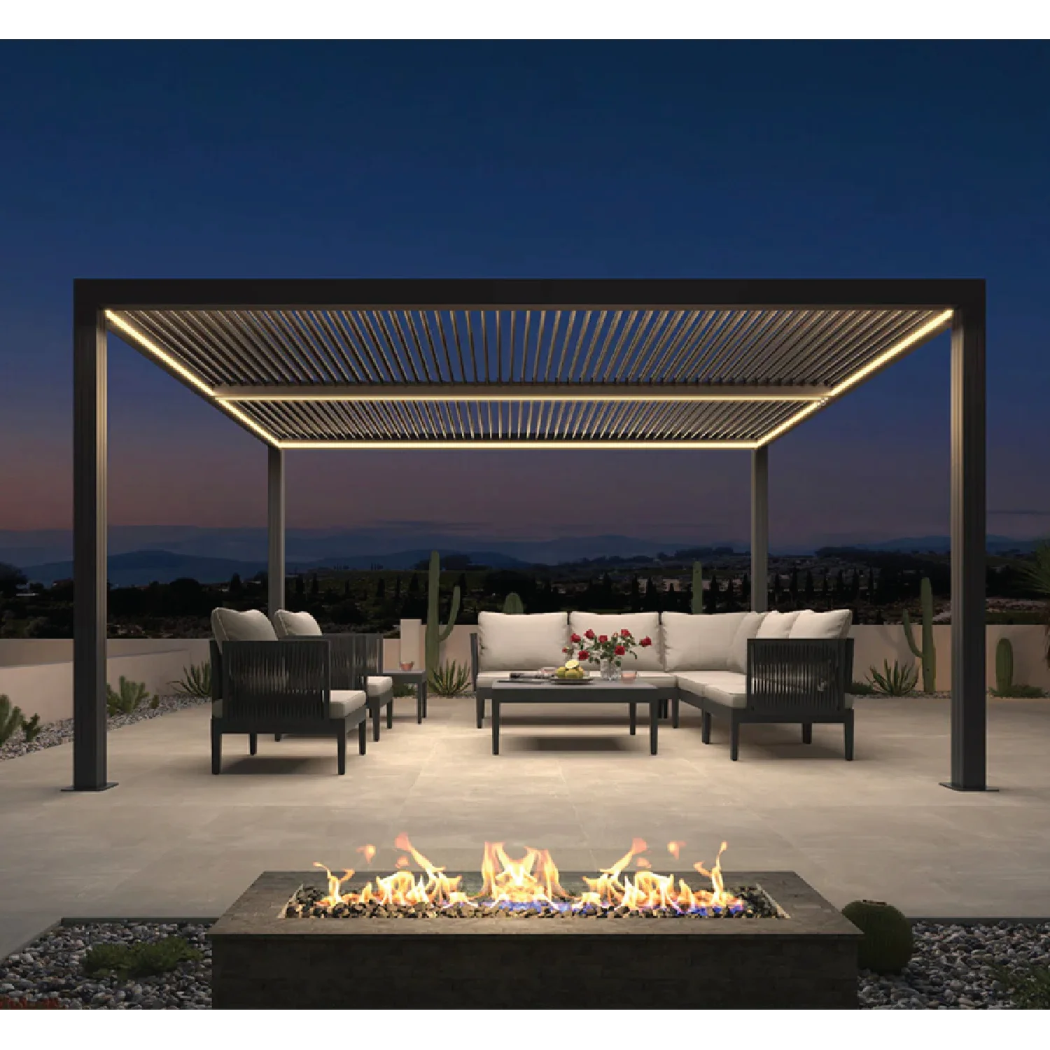 شريط إضاءة ليد خارجي 220V مقاوم للماء IP65 (RTL-FPC-2L-2835)