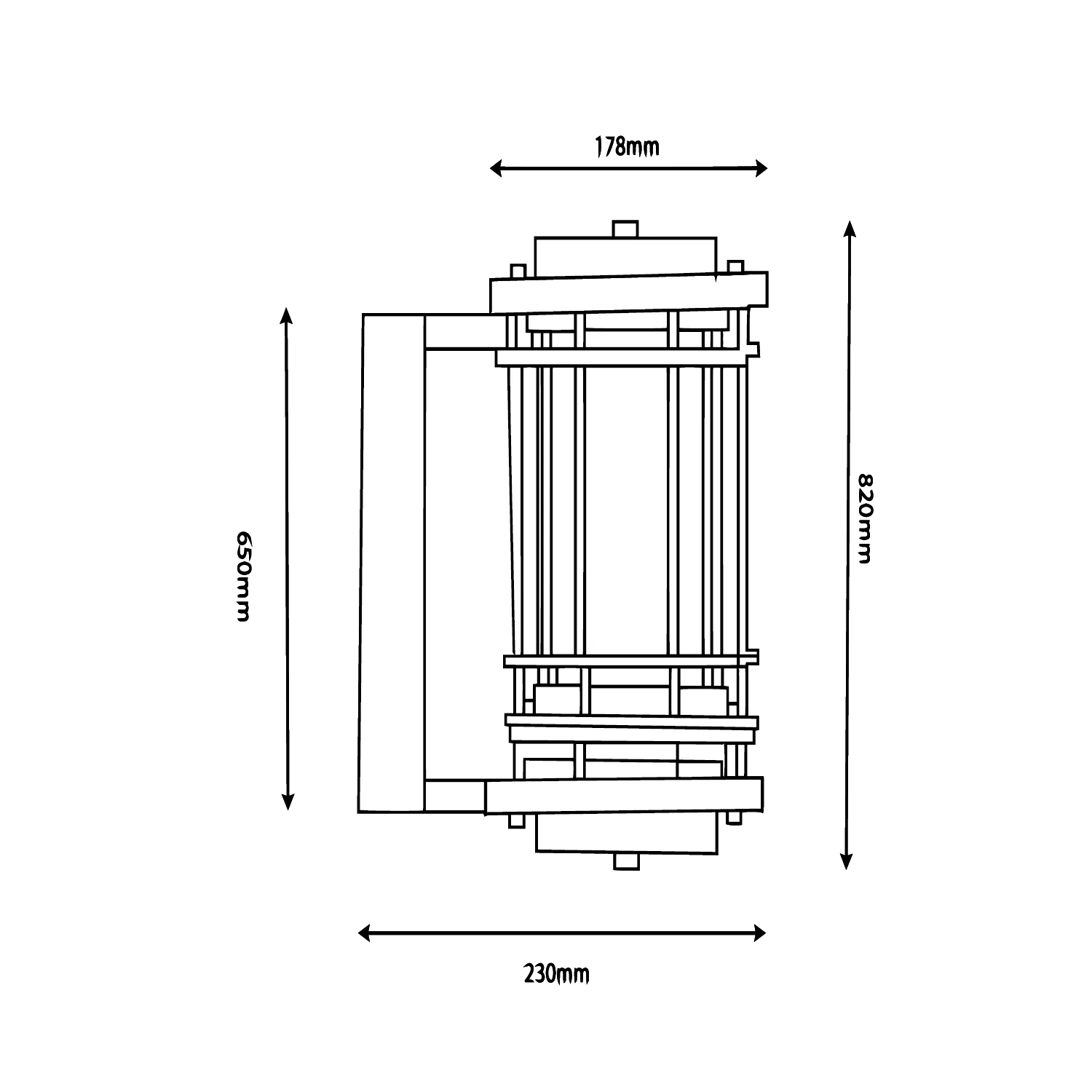 مجموعة إنارة خارجية الترالايت E27 (TY-Family)