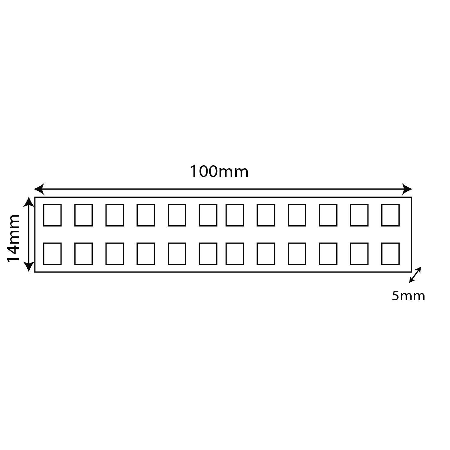 شريط إضاءة ليد خارجي 220V مقاوم للماء IP65 (RTL-FPC-2L-2835)