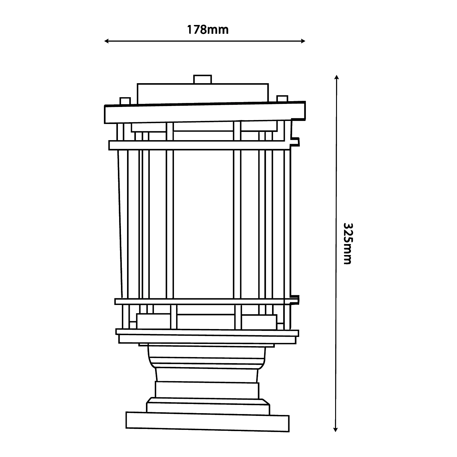مجموعة إنارة خارجية الترالايت E27 (TY-Family)