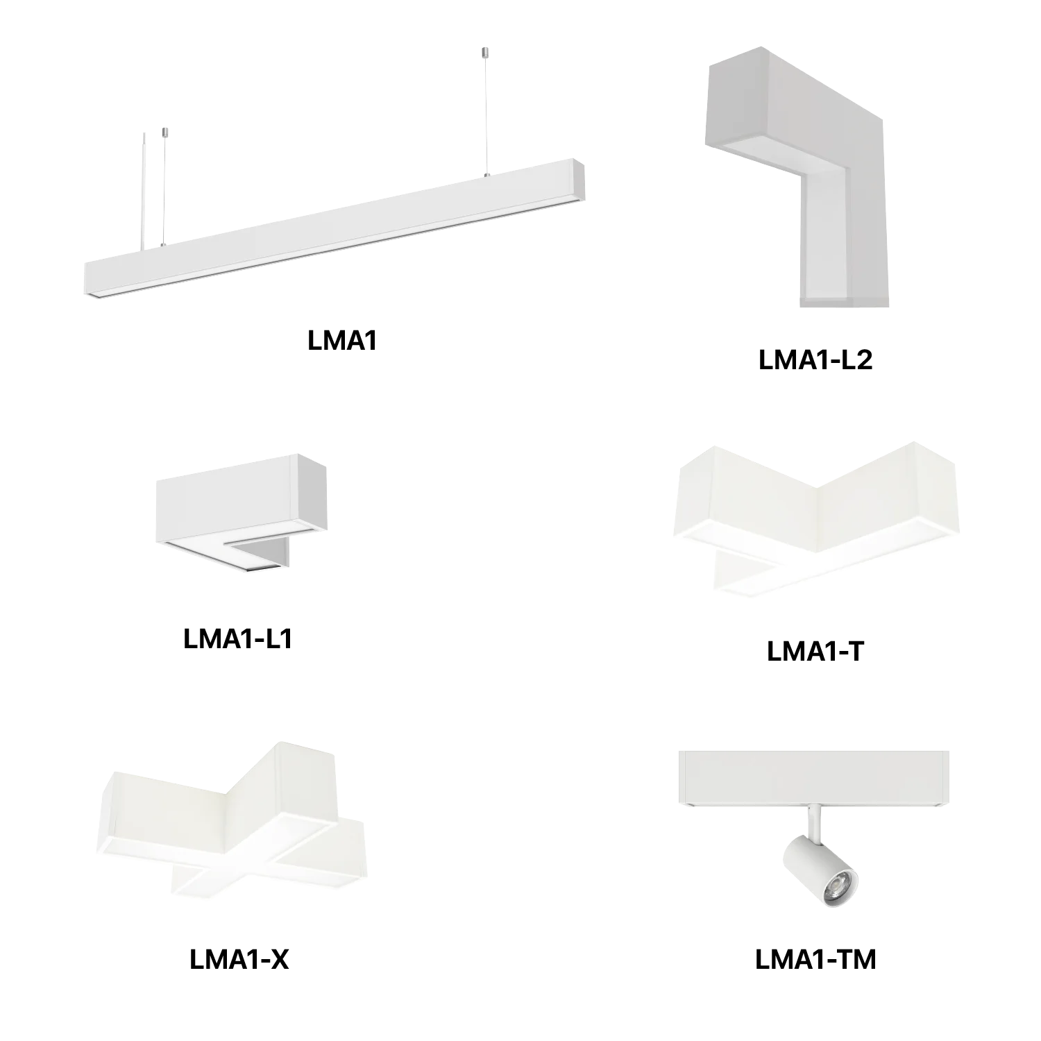 الترا لايت إنارة علاقي خطي مع توصيلات - إنارة حديثة موفرة للطاقة (UTL-LMA1)