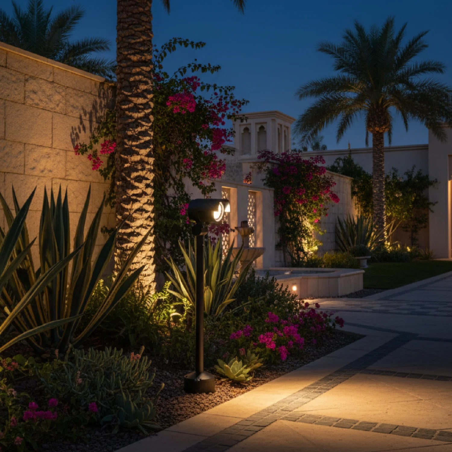 كشاف غرس حدائقي 15 واط (BR234) – انارة حدائق خارجية مقاومة للماء IP65 مع عدسات COB ورأس قابل للتوجيه