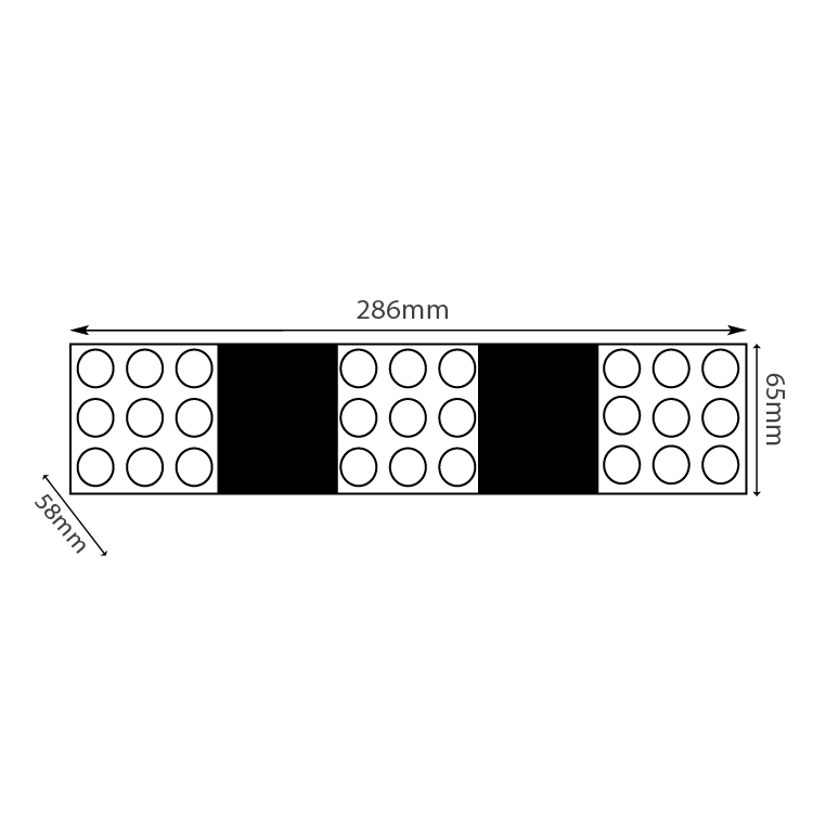 كشاف لطش ليد سقفي من الترا لايت (BR2318) | شريحة Bridgelux | إضاءة داخلية